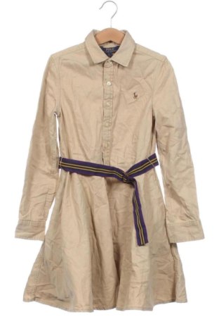 Rochie pentru copii Polo Ralph Lauren, Mărime 8-9y/ 134-140 cm, Culoare Bej, Preț 237,99 Lei