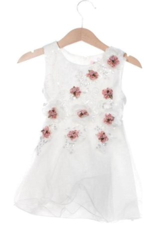 Kinderkleid Unbranded, Größe 9-12m/ 74-80 cm, Farbe Weiß, Preis 12,32 €