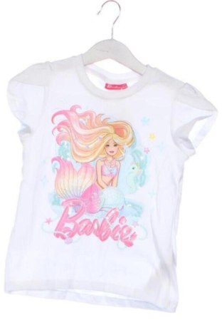 Παιδικό μπλουζάκι Barbie, Μέγεθος 3-4y/ 104-110 εκ., Χρώμα Λευκό, Τιμή 5,75 €