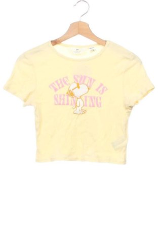 Gyerek póló H&M, Méret 14-15y / 168-170 cm, Szín Sárga, Ár 2 066 Ft