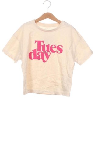 Детска тениска Name It, Размер 8-9y/ 134-140 см, Цвят Екрю, Цена 8,18 €