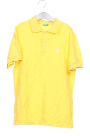 Tricou pentru copii United Colors Of Benetton, Mărime 11-12y/ 152-158 cm, Culoare Galben, Preț 35,99 Lei
