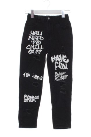 Dziecięce jeansy SHEIN, Rozmiar 9-10y/ 140-146 cm, Kolor Czarny, Cena 40,99 zł