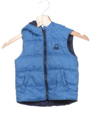 Παιδικό γιλέκο United Colors Of Benetton, Μέγεθος 1-2m/ 50-56 εκ., Χρώμα Μπλέ, Τιμή 12,99 €