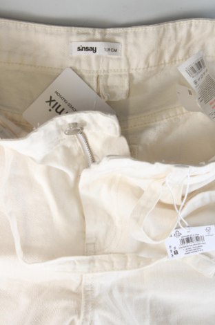 Kinderhose Sinsay, Größe 11-12y/ 152-158 cm, Farbe Weiß, Preis € 17,46