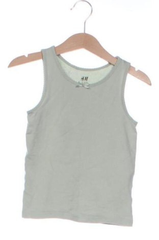 Μπλουζάκι αμάνικο παιδικό H&M, Μέγεθος 2-3y/ 98-104 εκ., Χρώμα Πράσινο, Τιμή 5,75 €