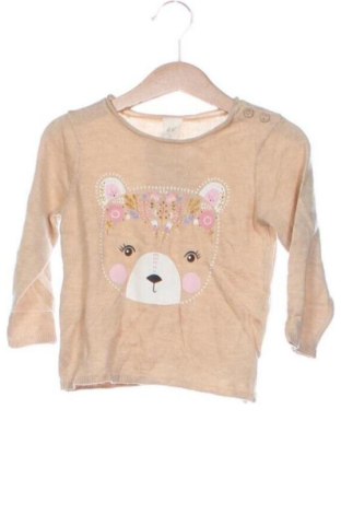 Detský sveter  H&M, Veľkosť 9-12m/ 74-80 cm, Farba Béžová, Cena  17,95 €