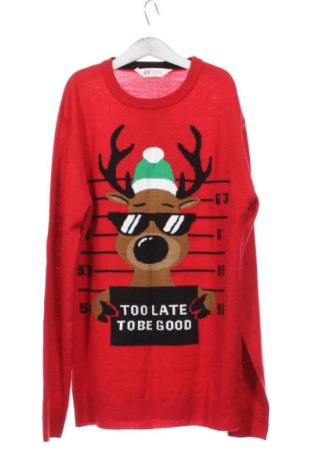 Dziecięcy sweter H&M, Rozmiar 14-15y/ 168-170 cm, Kolor Czerwony, Cena 46,25 zł