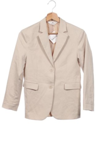 Kindersakko H&M, Größe 8-9y/ 134-140 cm, Farbe Beige, Preis 21,99 €