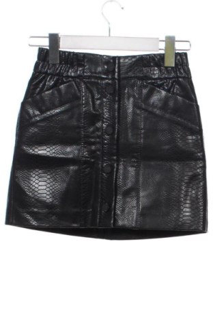 Fustă de piele Bershka, Mărime XS, Culoare Negru, Preț 51,00 Lei