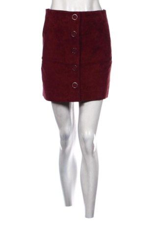 Кожена пола Mango, Размер S, Цвят Червен, Цена 47,19 €