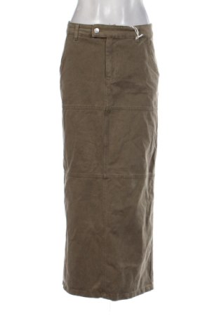 Fustă de piele NA-KD, Mărime S, Culoare Verde, Preț 396,99 Lei