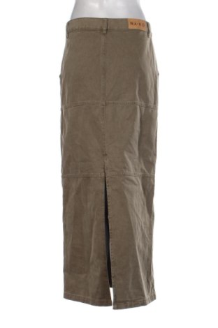 Fustă de piele NA-KD, Mărime S, Culoare Verde, Preț 396,99 Lei