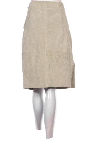 Fustă de piele Saint Tropez, Mărime L, Culoare Ecru, Preț 104,26 Lei