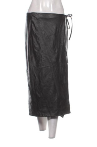 Kožená sukňa  Stradivarius, Veľkosť L, Farba Čierna, Cena  13,95 €
