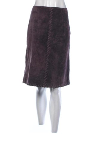 Fustă de piele Vero Moda, Mărime M, Culoare Mov, Preț 144,30 Lei