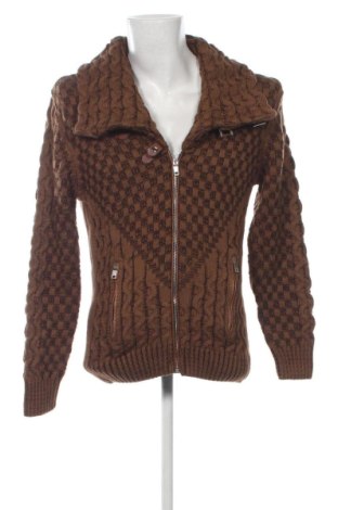 Męski kardigan Leif Nelson, Rozmiar M, Kolor Brązowy, Cena 104,99 zł