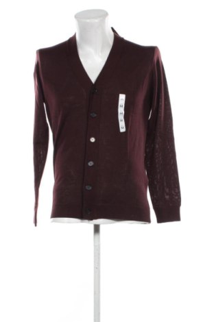 Jachetă tricotată de bărbați Zara, Mărime M, Culoare Roșu, Preț 160,06 Lei
