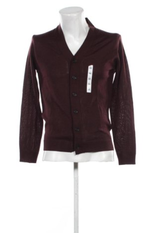 Jachetă tricotată de bărbați Zara, Mărime M, Culoare Roșu, Preț 160,88 Lei