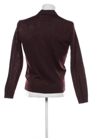 Jachetă tricotată de bărbați Zara, Mărime M, Culoare Roșu, Preț 160,88 Lei