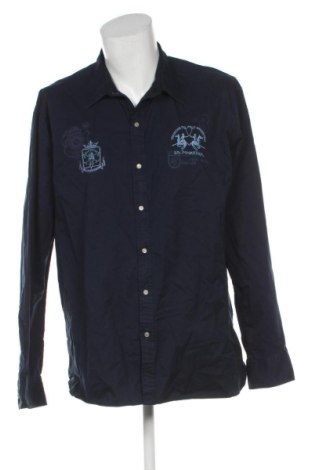 Herrenhemd La Martina, Größe 3XL, Farbe Blau, Preis 35,00 €