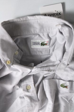 Herrenhemd Lacoste, Größe L, Farbe Grau, Preis 35,00 €