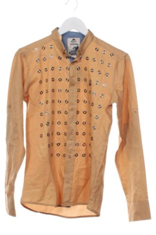 Herrenhemd Plus, Größe S, Farbe Gelb, Preis 19,99 €