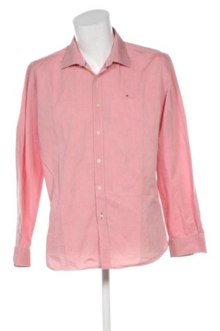 Męska koszula Tommy Hilfiger, Rozmiar XL, Kolor Różowy, Cena 203,62 zł