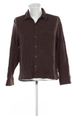 Мъжка риза Zara, Размер M, Цвят Кафяв, Цена 17,89 €