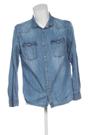 Cămașă de bărbați Zara, Mărime XL, Culoare Albastru, Preț 85,99 Lei