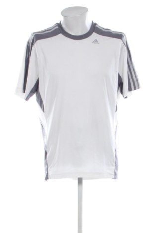 Herren T-Shirt Adidas, Größe L, Farbe Weiß, Preis € 18,99
