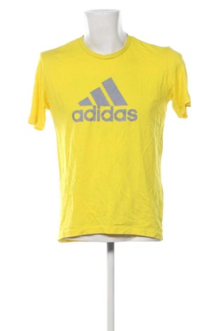 Herren Shirt Adidas, Größe M, Farbe Gelb, Preis 17,99 €