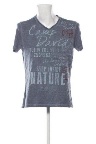 Herren T-Shirt Camp David, Größe M, Farbe Blau, Preis € 14,00