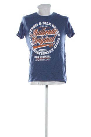 Мъжка тениска Cotton&silk, Размер L, Цвят Син, Цена 10,22 €