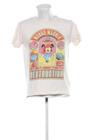 Męski T-shirt Cropp, Rozmiar M, Kolor ecru, Cena 41,00 zł