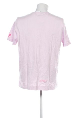 Męski T-shirt Guess, Rozmiar L, Kolor Różowy, Cena 207,99 zł