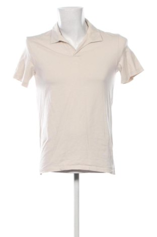 Męski T-shirt H&M, Rozmiar S, Kolor Beżowy, Cena 53,58 zł