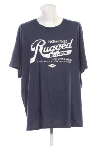 Herren T-Shirt Jack & Jones, Größe 5XL, Farbe Blau, Preis € 9,99