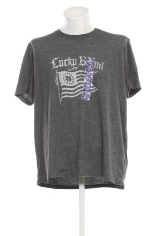 Męski T-shirt Lucky Brand, Rozmiar XXL, Kolor Szary, Cena 91,99 zł