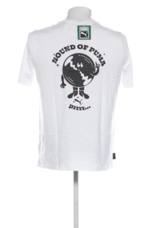 Tricou de bărbați PUMA, Mărime L, Culoare Alb, Preț 196,99 Lei