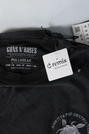 Мъжка тениска Pull&Bear, Размер M, Цвят Черен, Цена 13,29 €