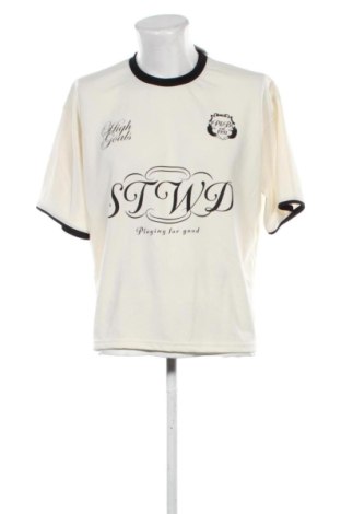 Мъжка тениска Pull&Bear, Размер M, Цвят Екрю, Цена 10,22 €