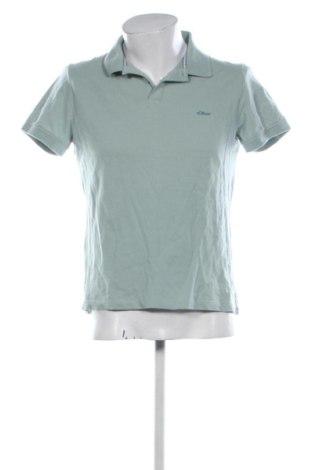 Męski T-shirt S.Oliver, Rozmiar L, Kolor Zielony, Cena 54,48 zł