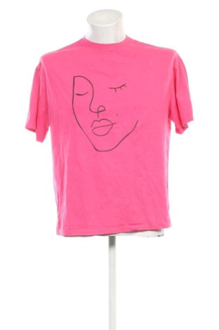 Męski T-shirt SHEIN, Rozmiar S, Kolor Różowy, Cena 51,99 zł