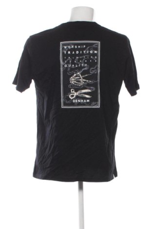 Męski T-shirt Denham, Rozmiar XL, Kolor Czarny, Cena 112,53 zł