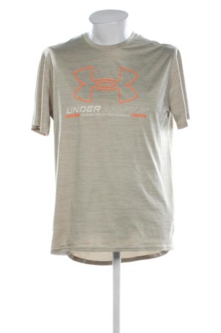 Męski T-shirt Under Armour, Rozmiar L, Kolor Beżowy, Cena 75,02 zł