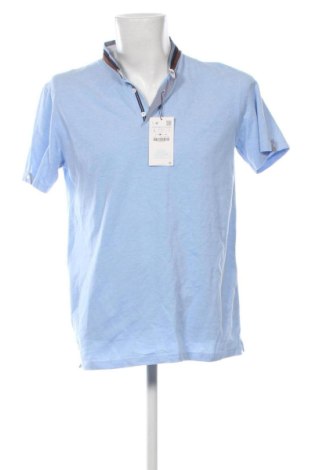 Tricou de bărbați Zara, Mărime L, Culoare Albastru, Preț 113,99 Lei