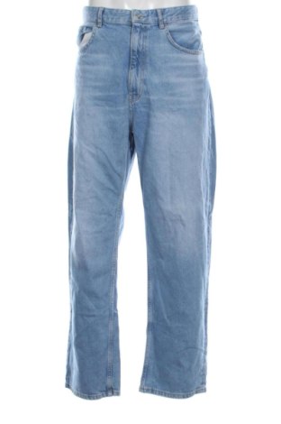 Blugi de bărbați Bershka, Mărime L, Culoare Albastru, Preț 123,99 Lei