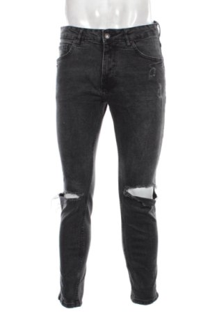Blugi de bărbați Bershka, Mărime L, Culoare Gri, Preț 123,99 Lei