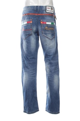 Blugi de bărbați M.Sara, Mărime L, Culoare Albastru, Preț 72,99 Lei